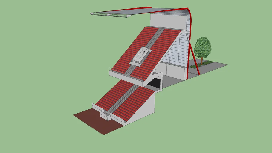 Gradas para un estadio de futbol.