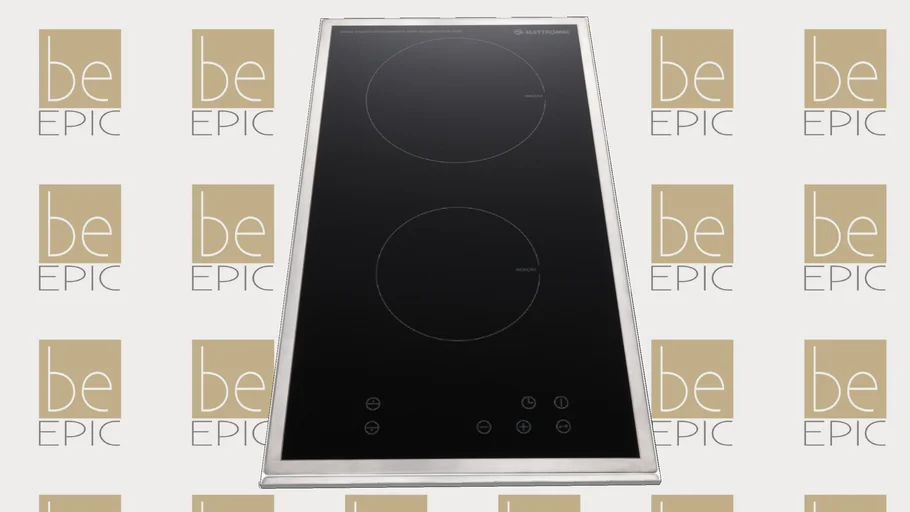 Cooktop Dominó Quadratto Elétrico Indução 2 Bocas 30cm Elettromec - 220V