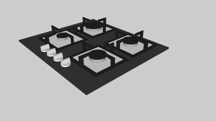 4-Burner Built-in Gas Hob