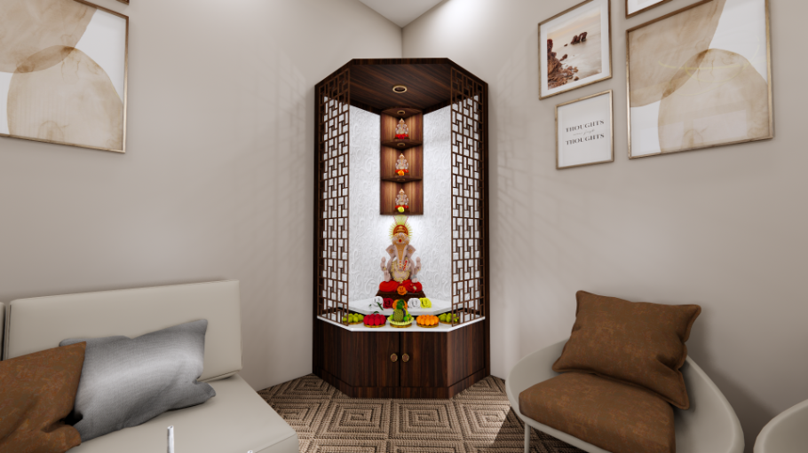 Modern Temple Corner Unit