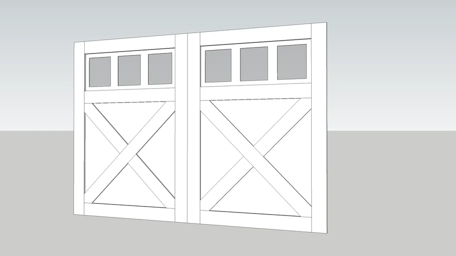 Garage Door - Carriage Style