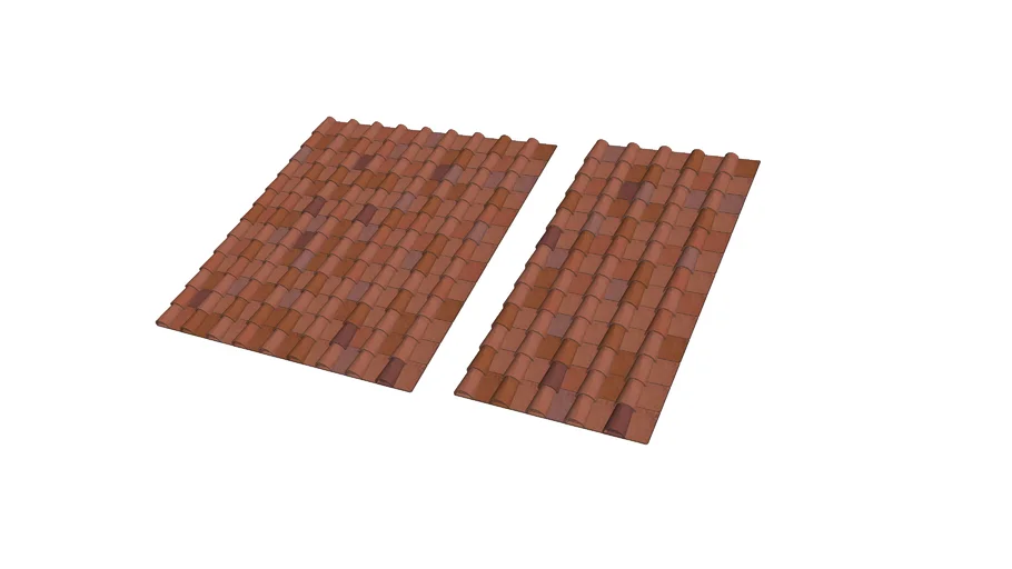 瓦片屋頂，tile roof