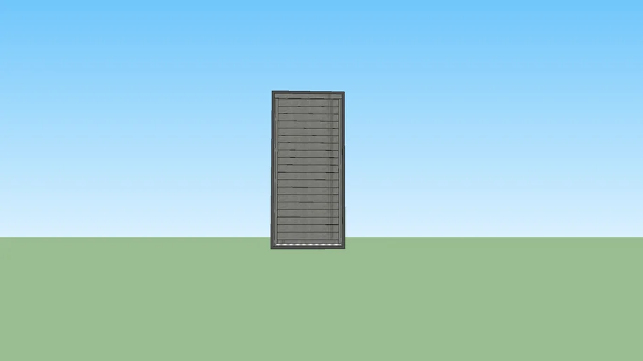 Demi armoire volet roulant cuisine