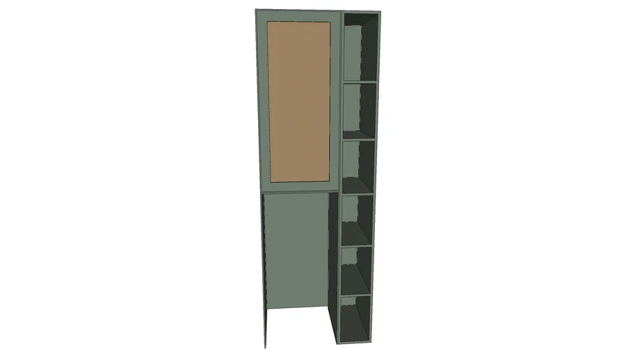 Small fridge cabinet