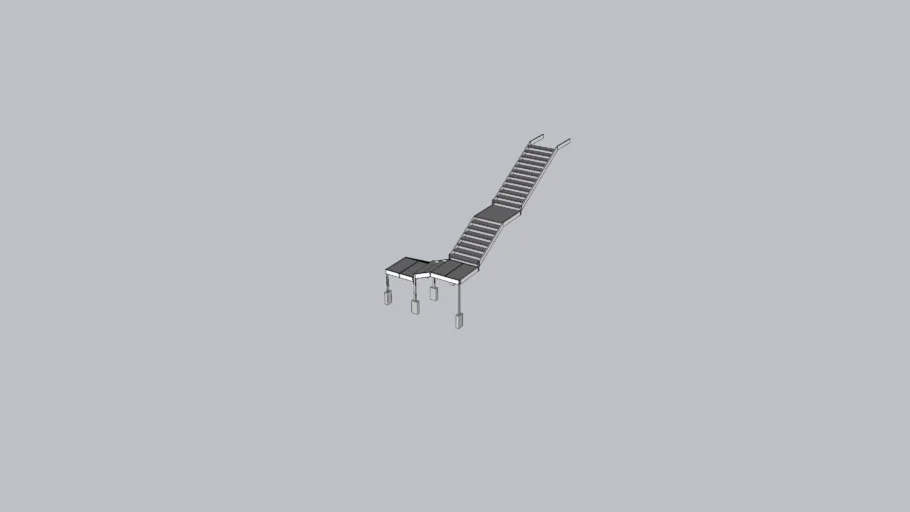 escalera basica en U