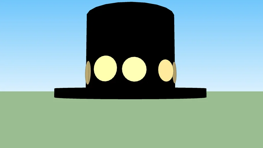 slashes top hat