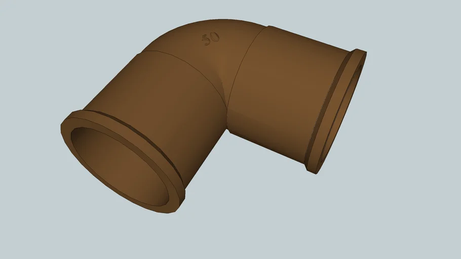 Cotovelo 90, PVC MR 50mm.