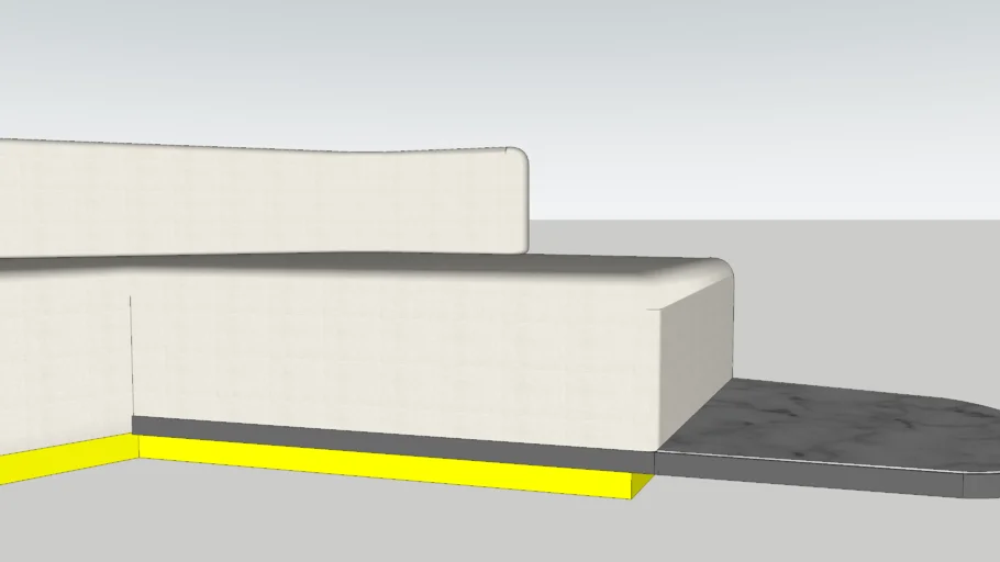 Irregular shape sofa