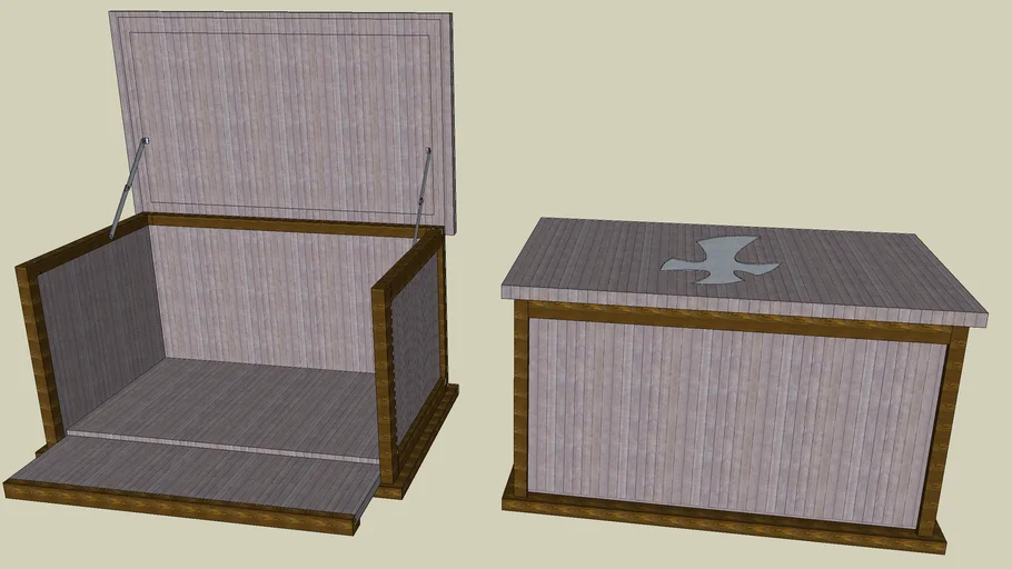 Blanket Box turned Computer chest