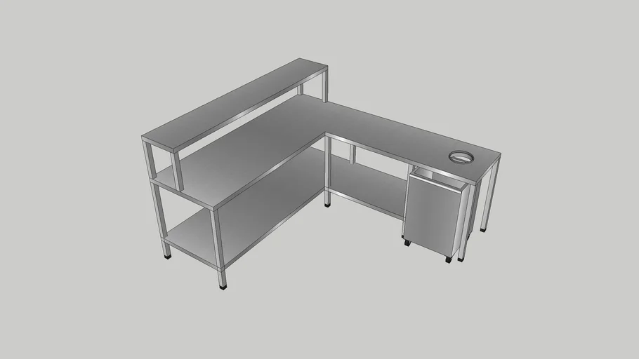 industrial kitchen cabinet