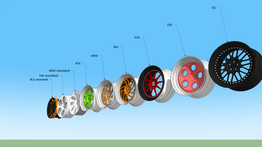 Rotiform wheels collection