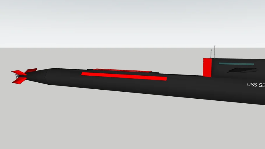 Seattle Class nuclear submarine V2 | 3D Warehouse