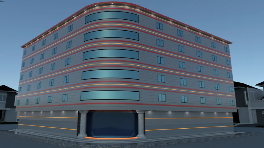 The facade of Klading Building