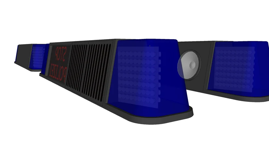 German Lightbars (Pack of 4) | 3D Warehouse