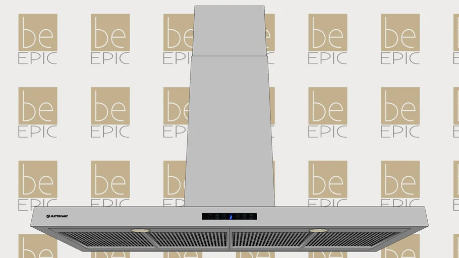 Coifa de Parede Milano 120cm Elettromec - 220v