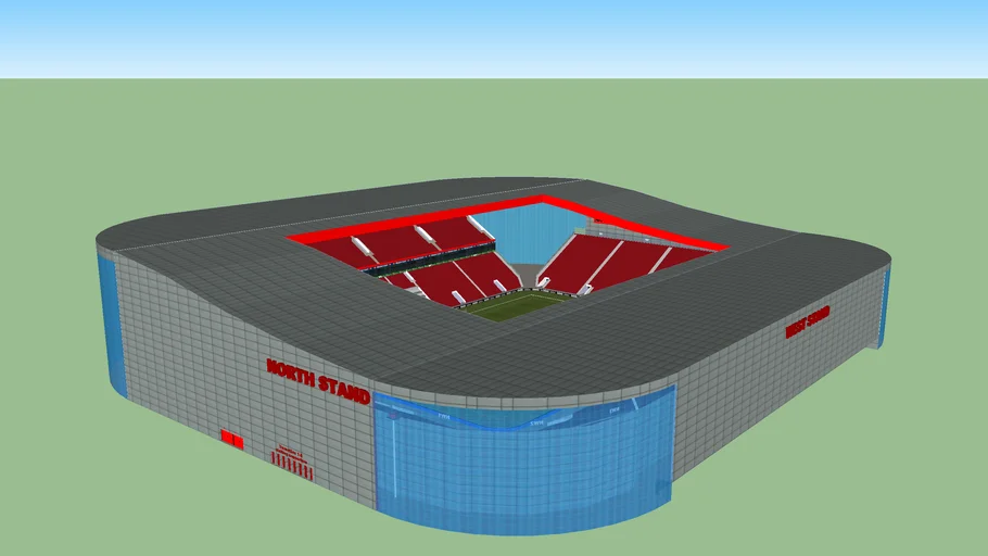 Modern football/soccer stadium