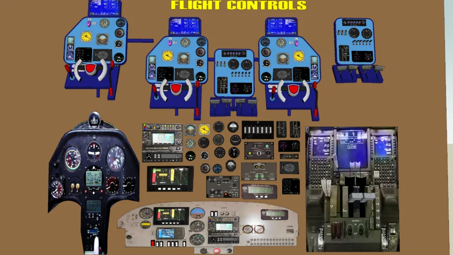 Flight Control Panel's Component Collection...UPDATED