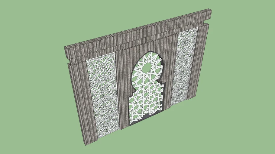 partition wall arch model