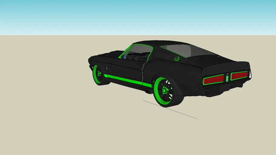 Modified Mustang "Shelby GT500 E" (originally by Mirza)