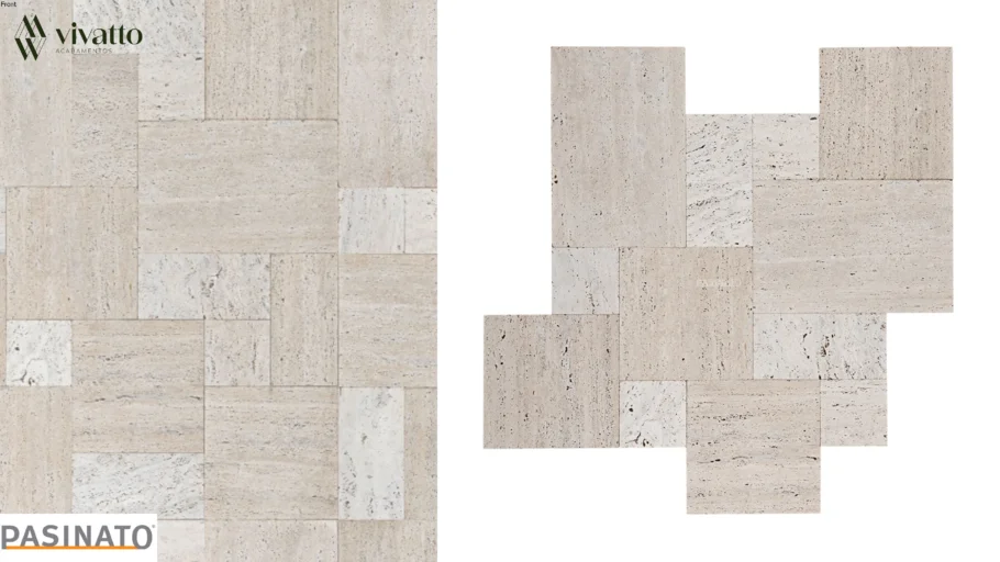 Travertino Estilo Romano French Pattern TS 146 - Pasinato