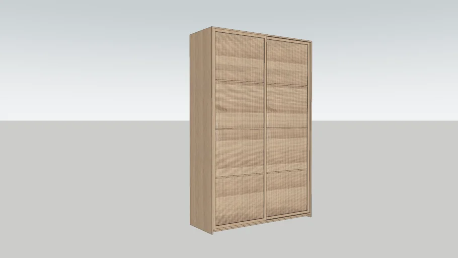 RATTAN WARDROBE