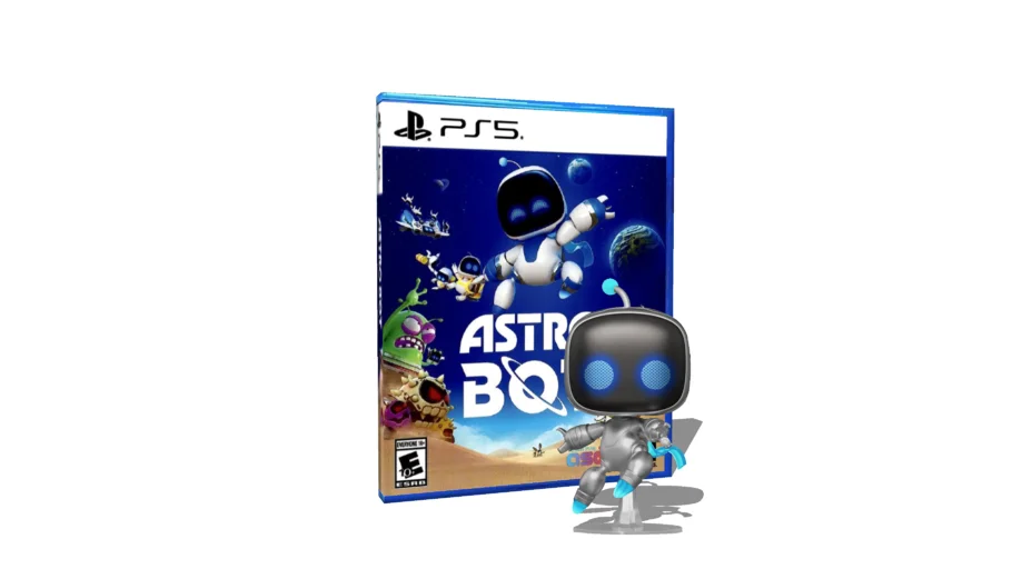 Astro Bot PS5 Game and Funko Pop