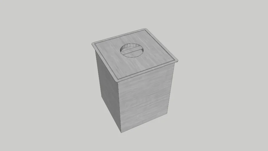Lixeira Quadrada 10 litros para Granito de embutir Franke