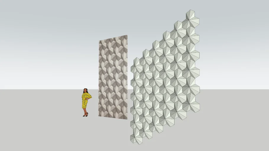 3D wall panel 