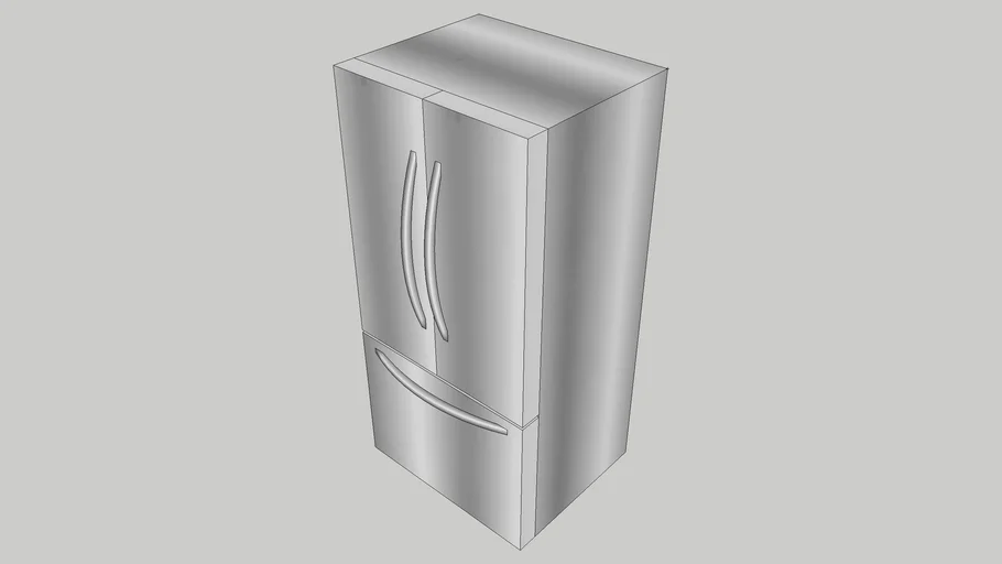 Samsung 33 in Counter Depth Refrigerator French Doors