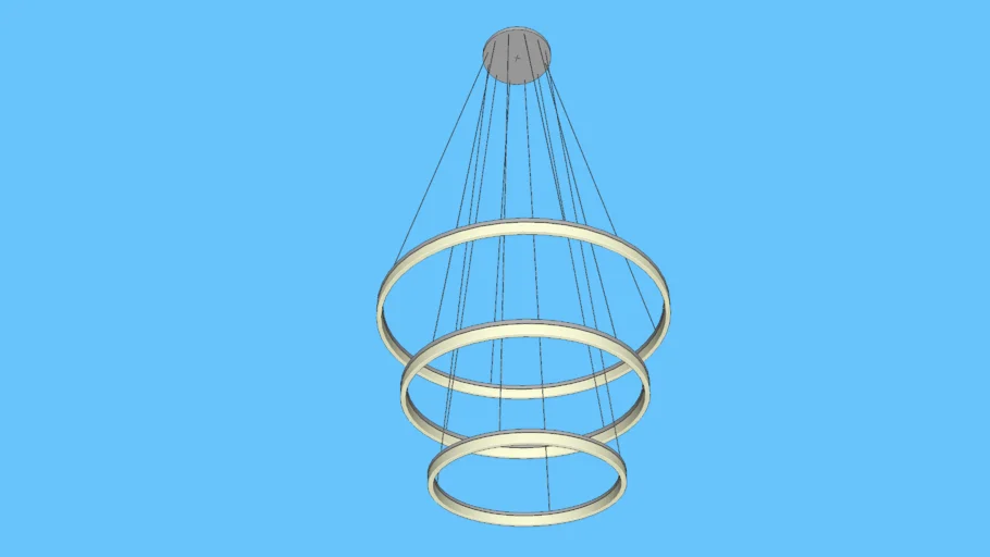 Lámpara anillos led