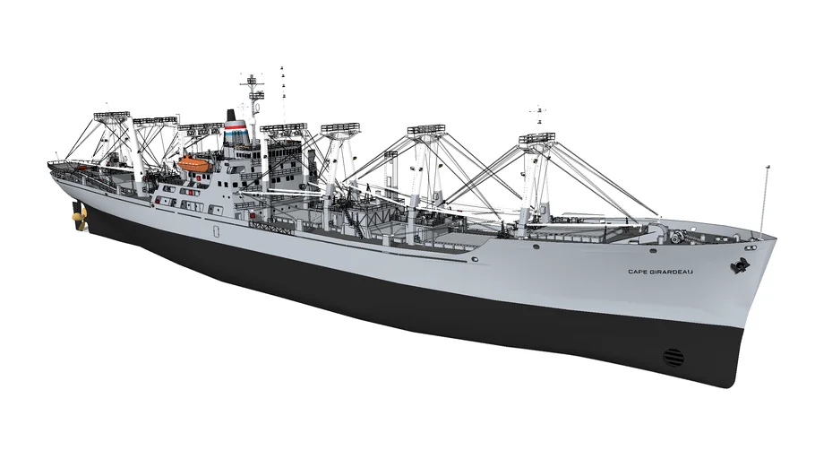 Military Cargo Ship ''Cape Girardeau'' (ORIGINAL)