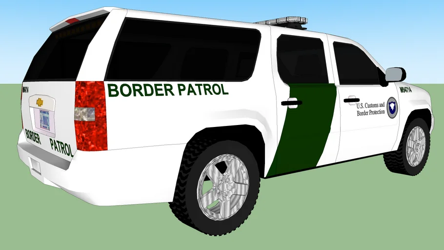 U.S. Border Patrol Chevy Suburban - U.S. Customs and Border Safety | 3D ...