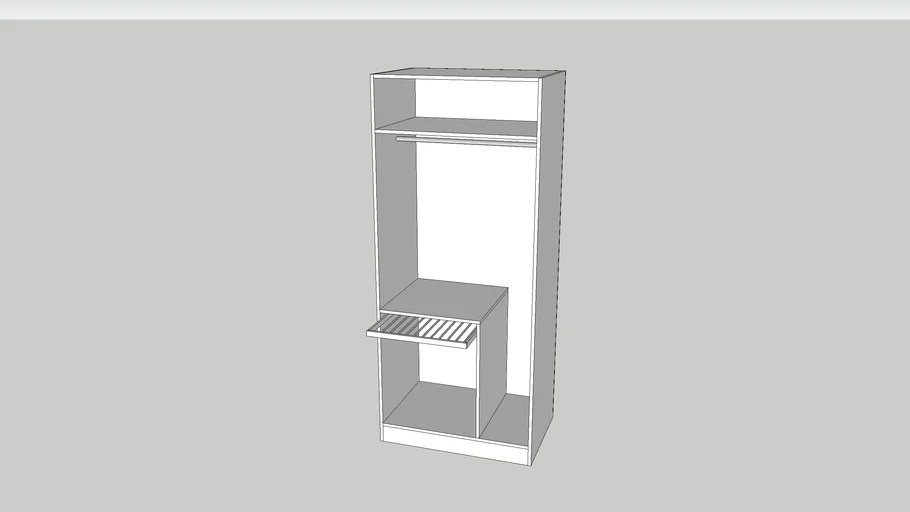 1 POLE, TROUSERS RACK | 3D Warehouse