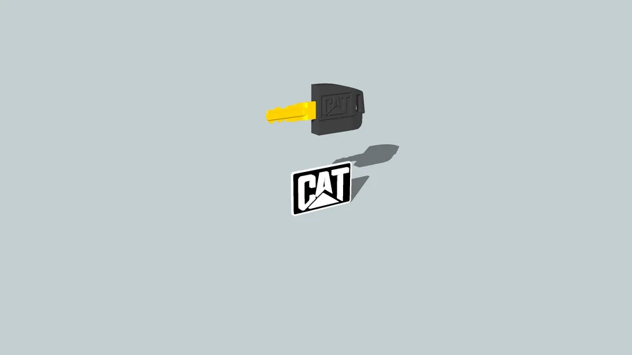 Clé CAT , Logo CAT | 3D Warehouse