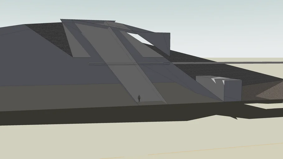 section through cia national headquarters-design | 3D Warehouse