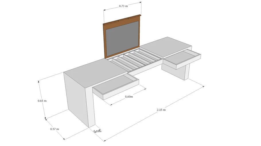 makeup table