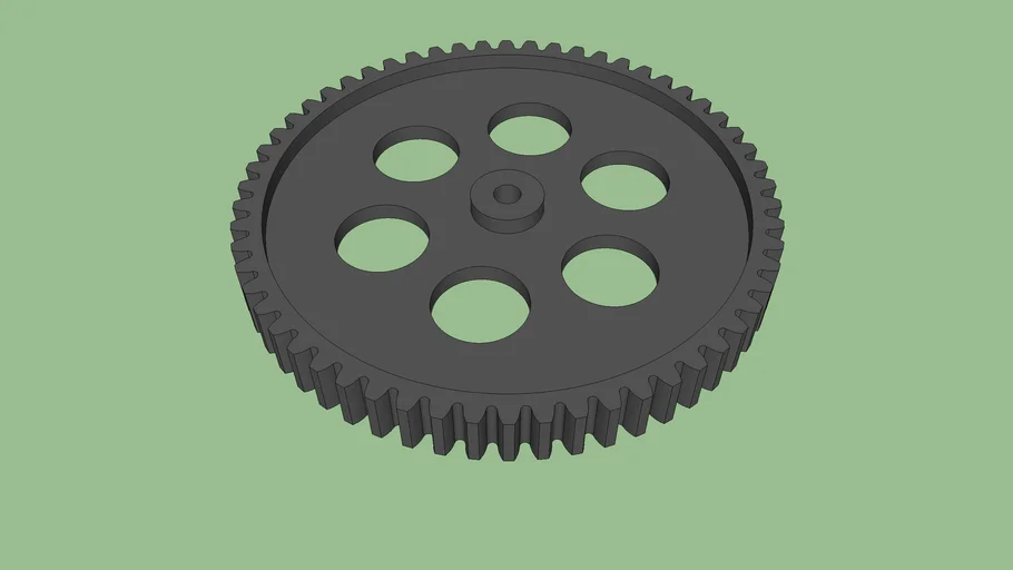 Roue dentée Opitec 58 dents, 58 mm (3mm)