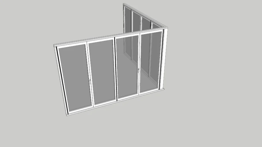 NW Aluminum 840 - Generation 4 Folding Glass Walls by NanaWall {Cornerless System}