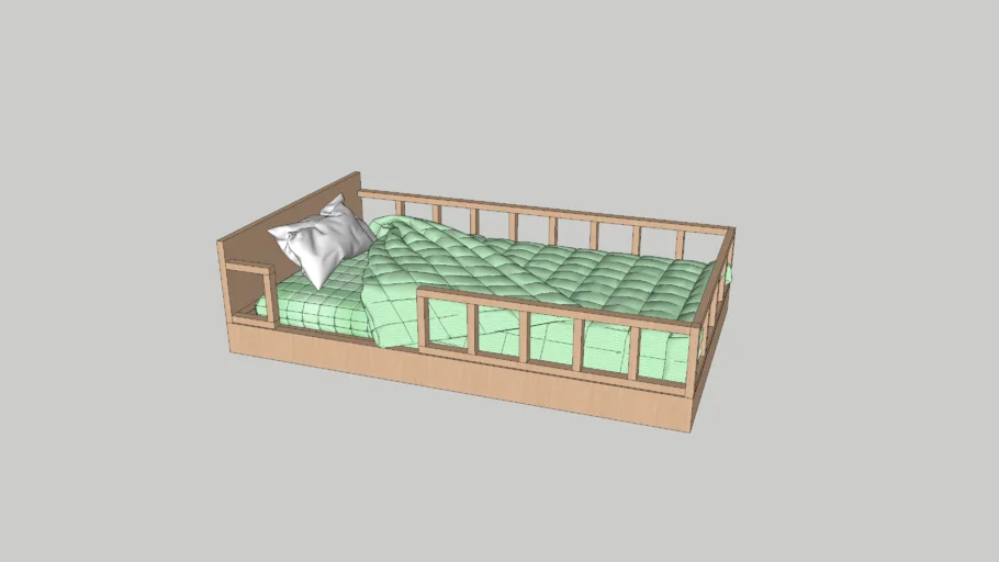 Floor bed for kids