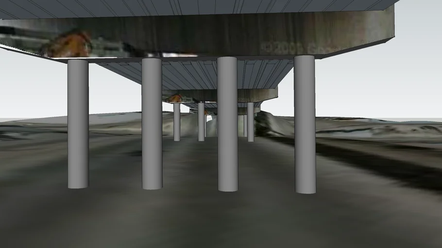 Puente delperiferico cruce con Ave Tecnologico