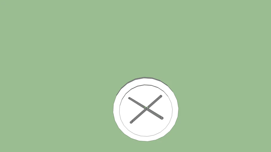 Round Pillow with an "X" going through it