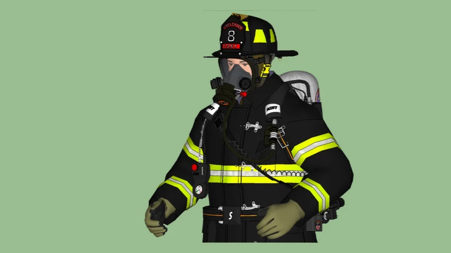 Firefighter Series - New York City - FDNY Firefighter #1 - Smith w/ SCBA
