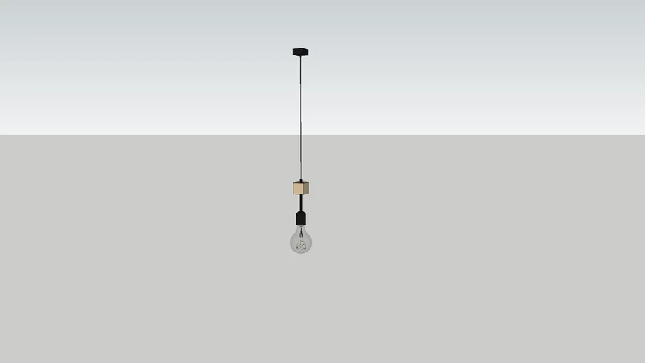 Bulb lamp pendant