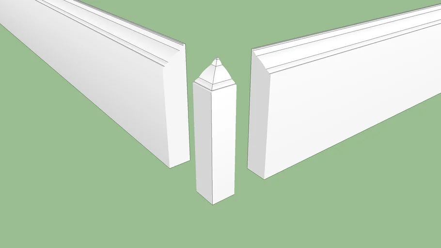 Baseboard and Corner Block