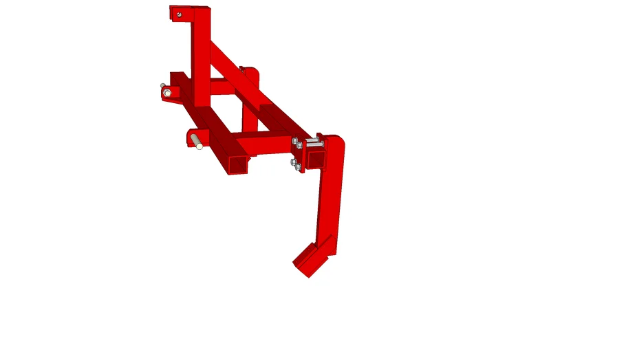 Row Hipper, Row maker, double middle buster furrow for Cat 1 3 pt. hitch