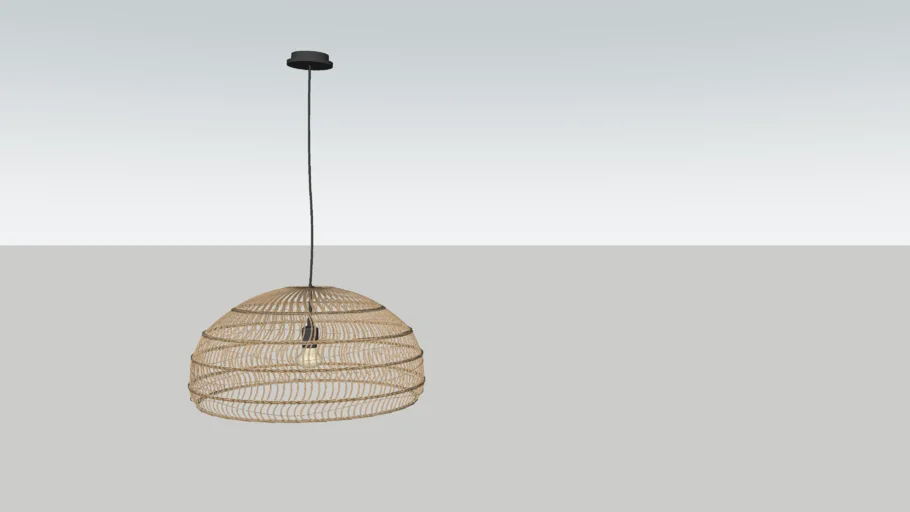 Hk living rotan lamp