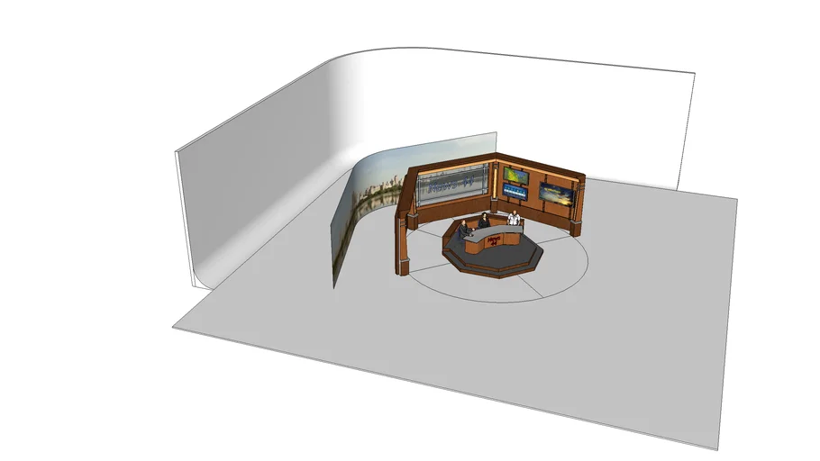 TV News Studio - Complete
