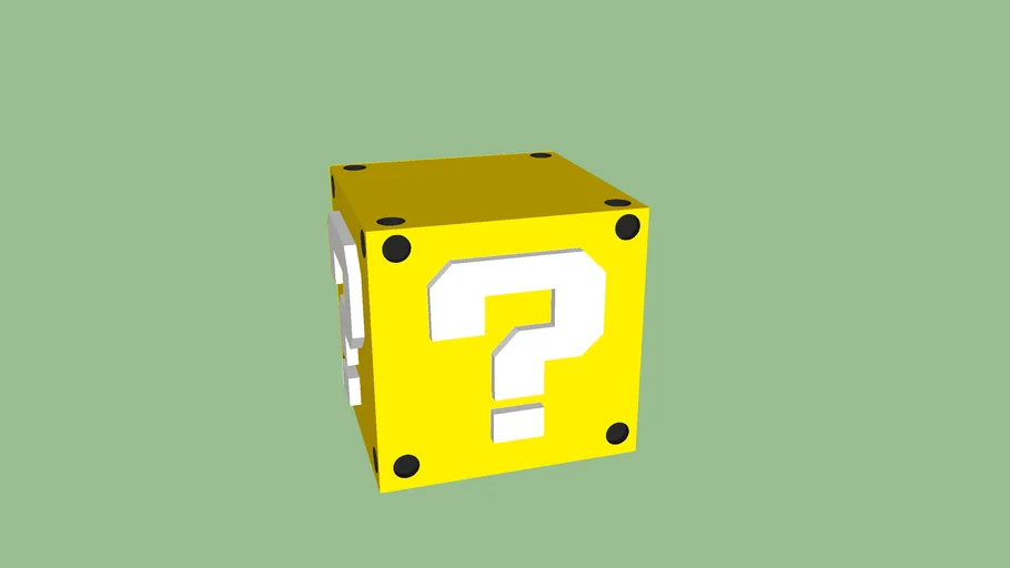 Mario ? Block | 3D Warehouse