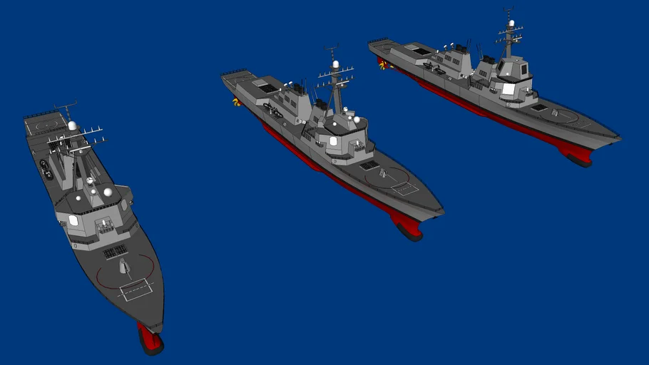 USN DDG-51 Arleigh Burke-class Destroyer | WIP
