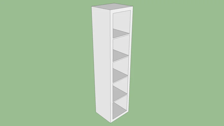 IKEA Expedit 5x1 185 x 44 x 39 | 3D Warehouse